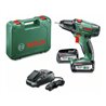 Bosch Akku-Zweigang-Bohrschrauber PSR, 2 Akku PBA 14.4V, Doppelschrauberbit, Ladegerät