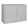 Hängeschrank H600xB800xT300mm Vollblech,1 BD Stahlbl.lichtgrau/lichtgrau