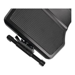 Fußstütze schwarz B420/495xT300/305xH155mm Höhenverstellung 3-f.95/125/155mm