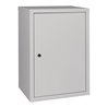 Hängeschrank H600xB400xT300mm Vollblech,1 BD Stahlbl.lichtgrau/lichtgrau