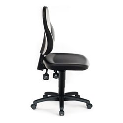 Arbeitsdrehstuhl Rl.Kunstlederpolster schwarz 450-620mm BIMOS