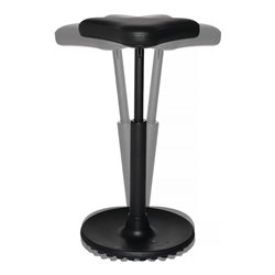 Stehhilfe Kunstleder Sitz-H.570-770mm STA schwarz TOPSTAR