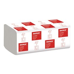Falthandtuch Katrin Classic ZZ 2 L244xB230ca.mm weiß 2-lagig ZickZack ELOS