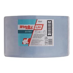 Wischtuch WYPALL L20 EXTRA+ L380xB235ca.mm blau 2-lagig