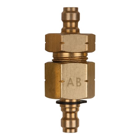 KS Tools Doppel-Adapterstück mit Innen- und Außengewinde und Schlauchanschluss