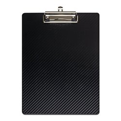 Klemmbrett PP Bügelklemme m.Griffmulde DIN A4 schwarz