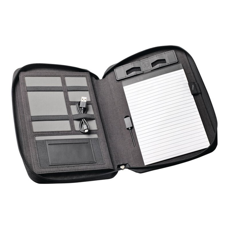 Konferenzmappe anth.A 5 m.Powerbank H37xB210xT287mm STYRO