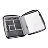 Konferenzmappe grau A 4 m.Powerbank H37xB262xT333mm STYRO
