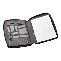 Konferenzmappe anth.A 4 m.Powerbank H37xB262xT333mm STYRO