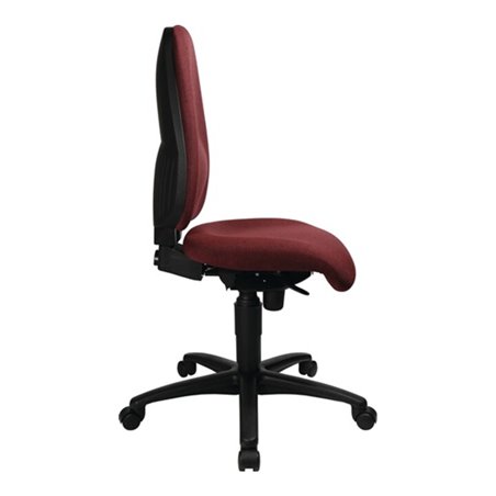 Bürodrehstuhl m.Synchrontechnik bordeaux 450-550mm o.Armlehnen TOPSTAR