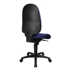 Bürodrehstuhl m.Synchrontechnik blau 450-550mm o.Armlehnen TOPSTAR