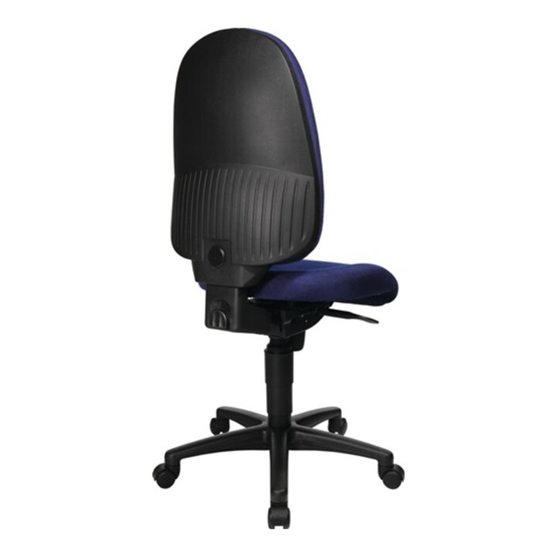 Bürodrehstuhl m.Synchrontechnik blau 450-550mm o.Armlehnen TOPSTAR