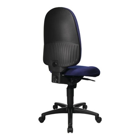 Bürodrehstuhl m.Synchrontechnik blau 450-550mm o.Armlehnen TOPSTAR
