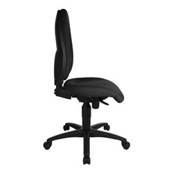 Bürodrehstuhl m.Synchrontechnik schwarz 450-550mm o.Armlehnen TOPSTAR