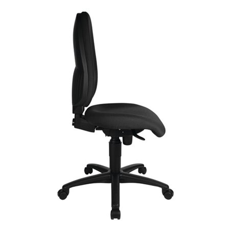 Bürodrehstuhl m.Synchrontechnik schwarz 450-550mm o.Armlehnen TOPSTAR