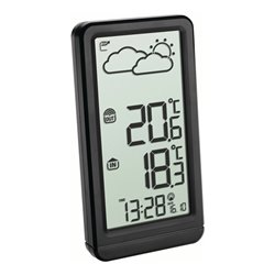 Wetterstation H158xB83xT20mm schwarz Ku.f.in.inkl.Außensender TFA