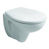 Geberit WC-Sitz RENOVA COMPACT abnehmbar, mit Deckel Scharniere Edelstahl pergamon