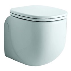 Geberit WC-Sitz 500 by Citterio weiß, mit Deckel, Scharniere verchromt