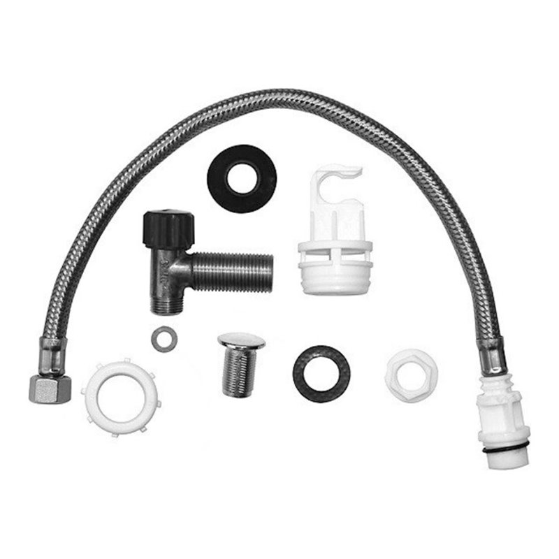 Duravit Nachrüstgarnitur DuraStyle chrom, Anschluss Mitte