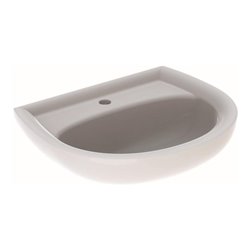 Geberit Waschtisch RENOVA mit Hahnloch, ohne Überlauf 600 x 490 mm weiß
