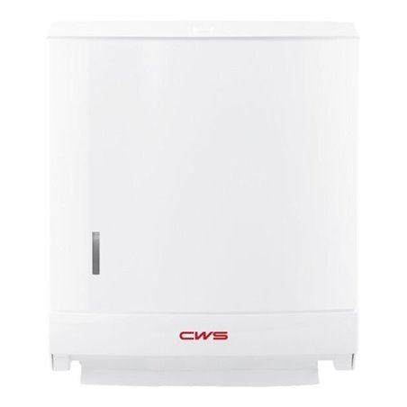 CWS Faltpapierspender Paradise Paper Slim mit Schloss mit Panel, weiß