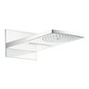 hansgrohe Kopfbrause Raindance Rainfall 180 445x214mm, 2jet, Wandmontage, chrom