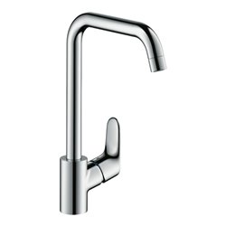 hansgrohe Spültisch-Einhebelmischer 260 Focus M41 ND, off Warmwasserbereiter, 1jet, chrom