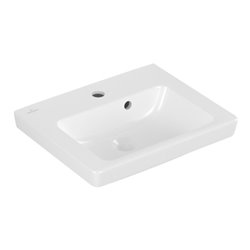 V&B Handwaschbecken Subway 2.0 45x37cm, weiß, mit Hahnloch, Überlauf