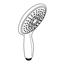 Grohe Handbrause 130 POWER&SOUL mit Durchflusskonstanthalter 9,5 l/min chrom