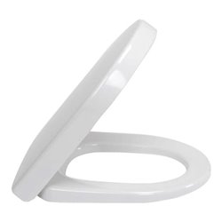 V&B WC-Sitz Compact SUBWAY Scharniere aus Edelstahl, SoftClosing Funktion weiß alpin