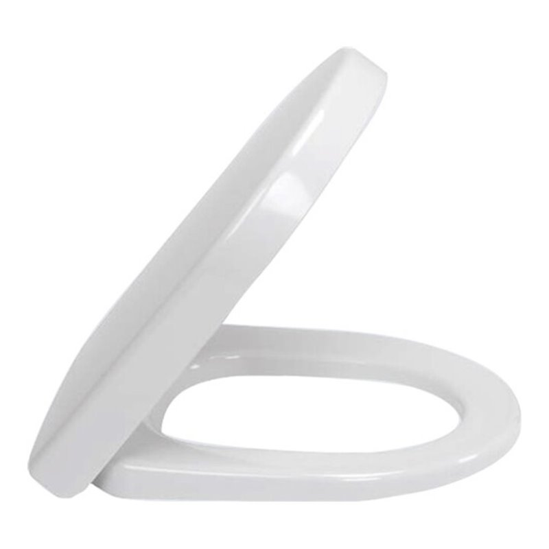 V&B WC-Sitz Compact SUBWAY Scharniere aus Edelstahl, SoftClosing Funktion weiß alpin