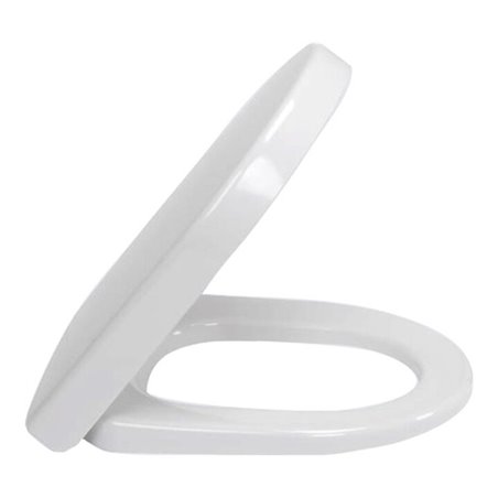 V&B WC-Sitz Compact SUBWAY Scharniere aus Edelstahl, SoftClosing Funktion weiß alpin