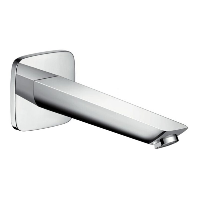 hansgrohe Wanneneinlauf Logis DN 20, Wandmont., Ausladung 195mm, chrom
