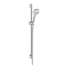 hansgrohe Brauseset CROMETTA 100 1jet Brausestange Unica´Croma 900 mm weiß/chrom