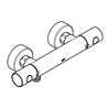 Grohe Thermostat-Brausebatterie C GROHTHERM 1000 DN 15, Wandmontage chrom