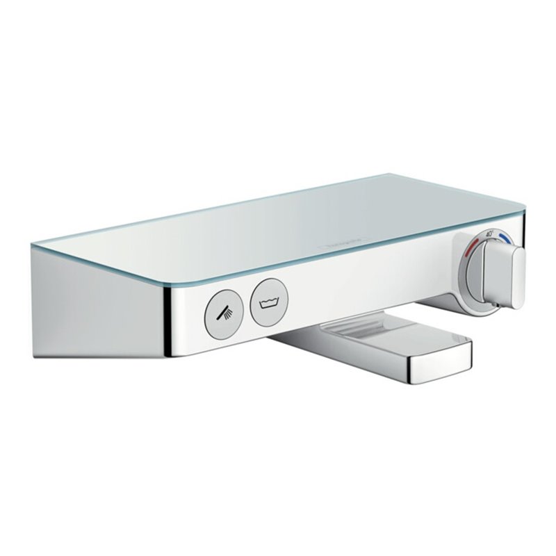 hansgrohe Badewannenthermostat ShowerTablet Sel. 300 300x160mm, AP, 2 Verb, A 192mm, we/vc