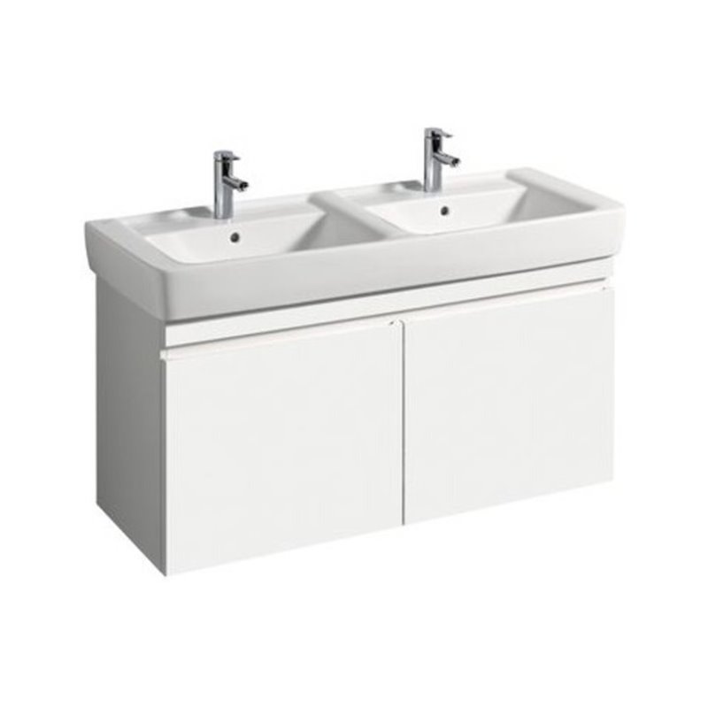 Geberit Waschtischunterschrank RENOVA PLAN 1226 x 586 x 438 mm Lack weiß hochglanz