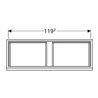 Geberit Waschtischunterschrank RENOVA PLAN 1226 x 586 x 438 mm Lack weiß hochglanz