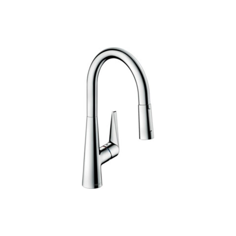 hansgrohe Spültisch-Einhebelmischer 200 Talis M51 mit Ausziehbrause, 2jet, chrom