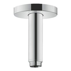 hansgrohe Deckenanschluss S 100mm, chrom, runde Rosette