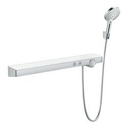 hansgrohe THM ShowerTablet Sel. 700 700x160mm, AP, 2 Verbraucher, weiß/chrom