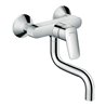 hansgrohe Spültisch-Einhebelmischer Logis M31 Wandmontage, 1jet, Lowspout, chrom