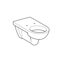 Geberit Wand-WC, Tiefspüler Renova Comfort weiß, 6 l, verlängerte Ausladung