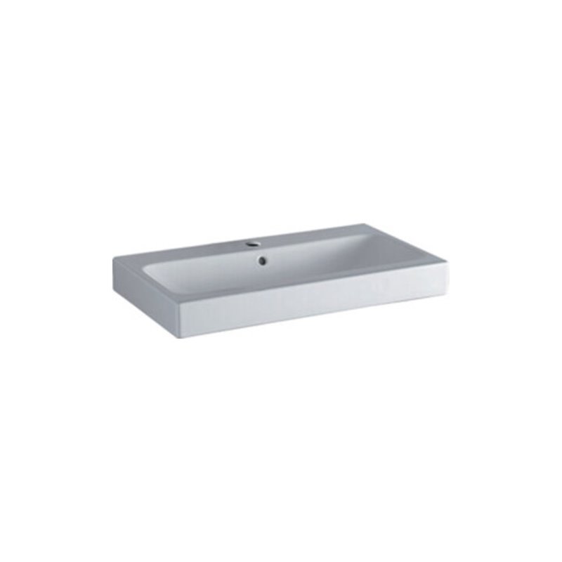 Geberit Waschtisch iCon 75x48,5cm, we. K-Tect, m Hahnl., m ÜL