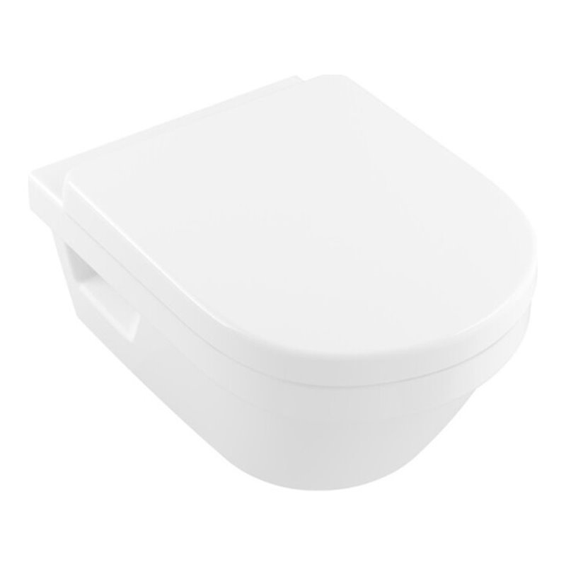 V&B Wand-WC XL ARCHITECTURA tief, 410 x 580 mm, spülrandlos, DirectFlush weiß