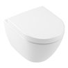 V&B Wand-WC, Tiefspüler Subway 2.0 Compact 35,5x48cm, D-Flush, Abg. waag., weiß