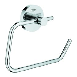 Grohe WC-Papierhalter Essentials o. Deckel, verdeckte Befestigung, chrom