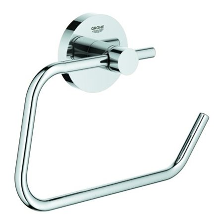 Grohe WC-Papierhalter Essentials o. Deckel, verdeckte Befestigung, chrom