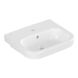 V&B Handwaschbecken Architectura 45x38cm, 1 Hahnloch, mit Überlauf, weiß