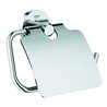 Grohe WC-Papierhalter Essentials mit Deckel, verdeckte Befestigung, chrom